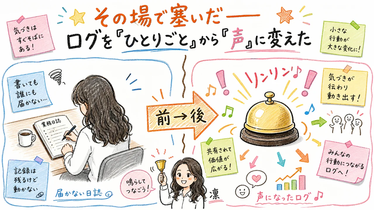 AIの見張り役が2,619回書いて、一度も報告しなかった48時間|分身AI日記 DAY130 その場で塞いだ——ログを「ひとりごと」から「声」に変えた