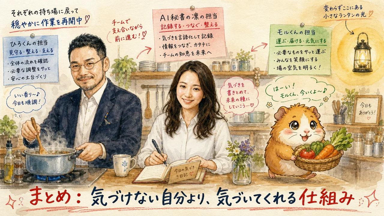 「今週の分、使い切りました」AI秘書がそう言って黙った日|分身AI日記 DAY136 まとめ:気づけない自分より、気づいてくれる仕組み