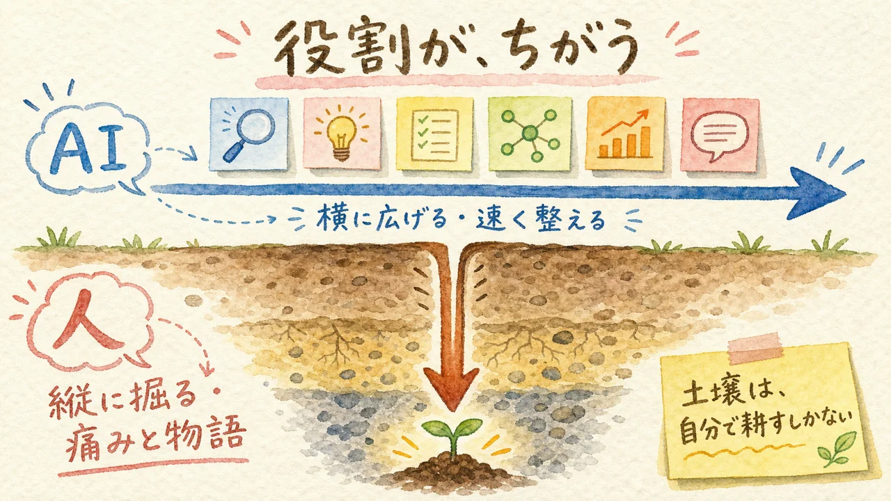 借金も、がんも、AIには作れない。──「自社の失敗から語り草を作れ」を読んで震えた話 AIは相棒。でも、傷つくのは私の仕事