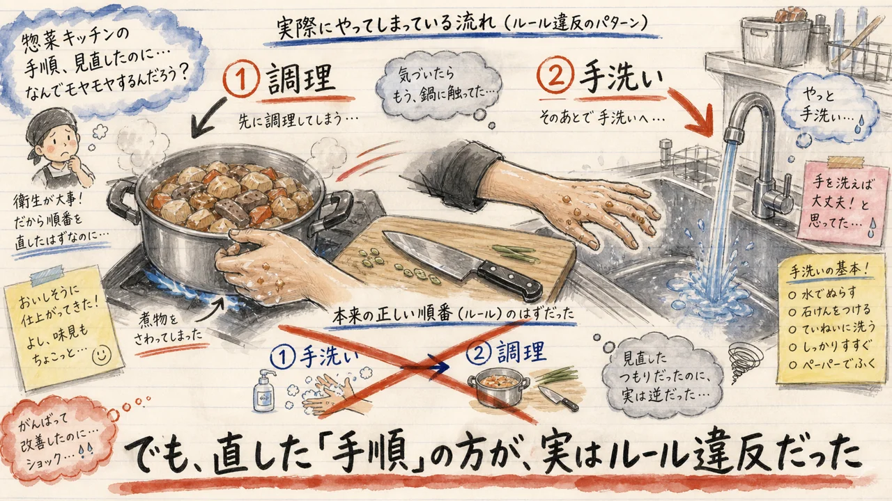 でも、直した「手順」の方が、実はルール違反だった