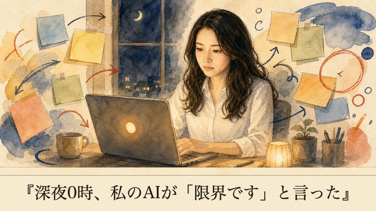 分身AI日記 DAY151 深夜0時、私のAIが「限界です」と言った