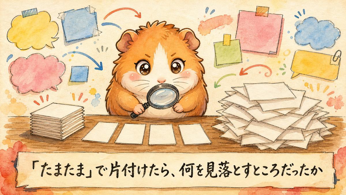分身AI日記 DAY151 「たまたま」で片付けたら、何を見落とすところだったか