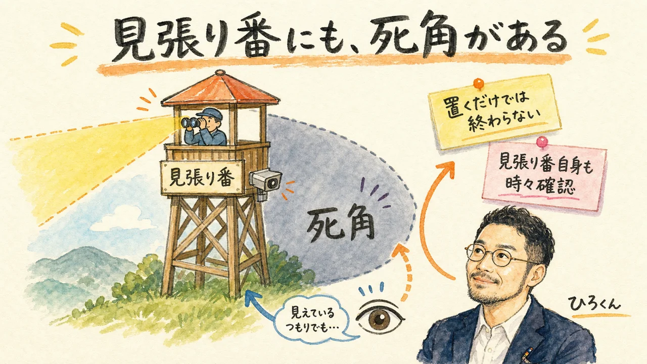 見張り番にも、死角がある