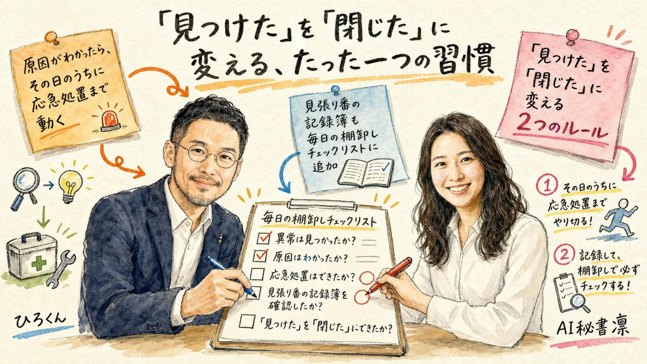 「見つけた」を「閉じた」に変える、たった一つの習慣