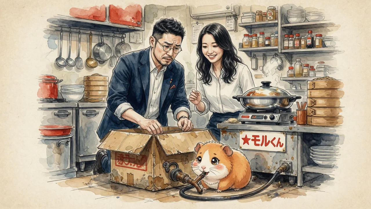 代打の厨房に、前の厨房の起動手順が残っていた