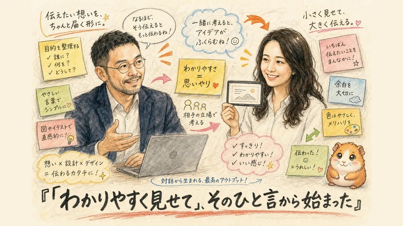 「わかりやすく見せて」、そのひと言から始まった