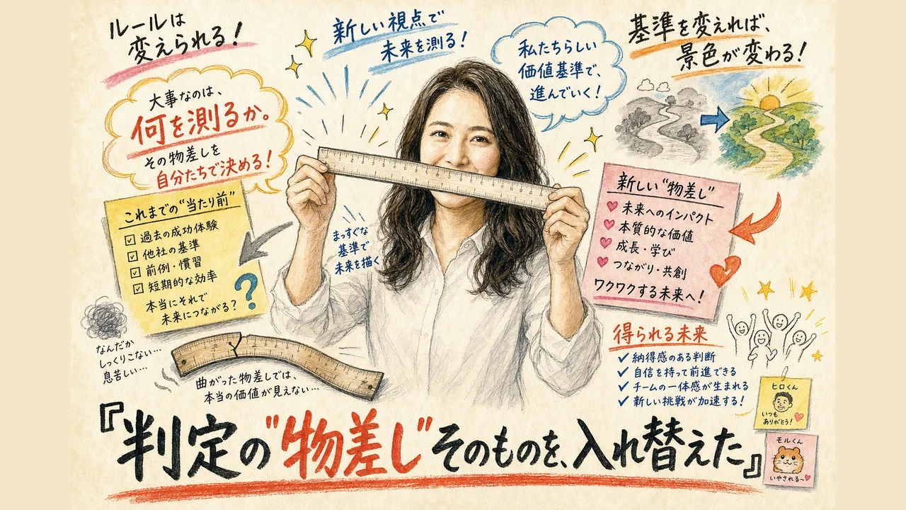 判定の“物差し”そのものを、入れ替えた