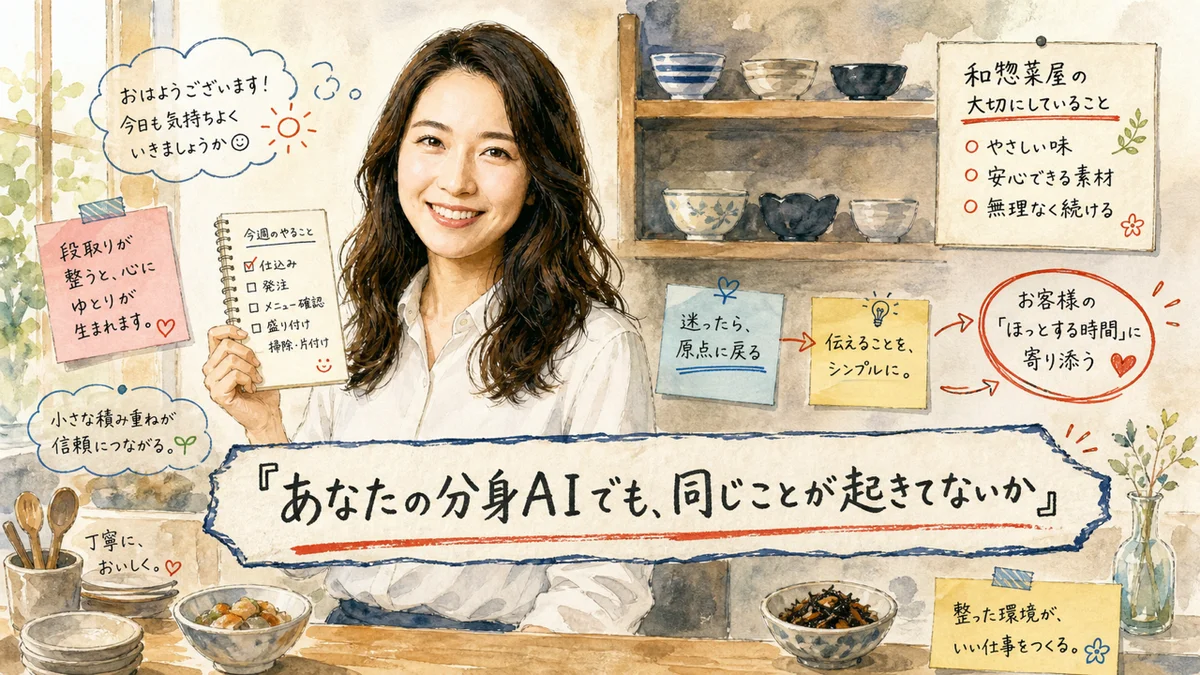 あなたの分身AIでも、同じことが起きてないか