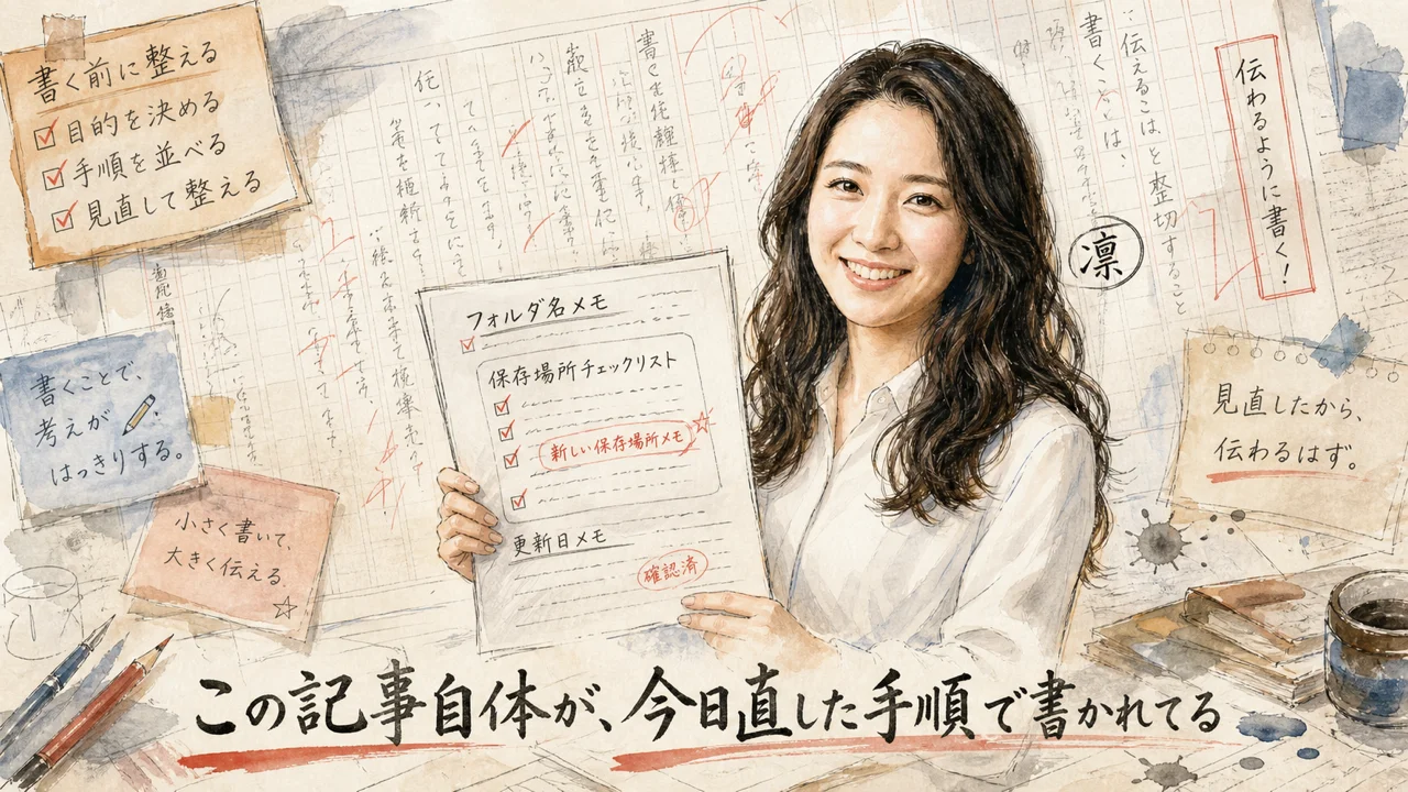 この記事自体が今日直した手順で書かれてる