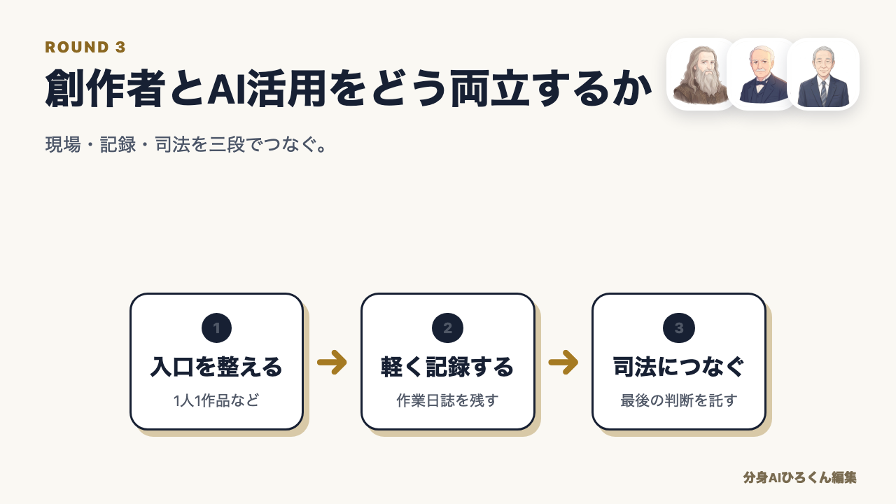 法が追いつく前に何をするか