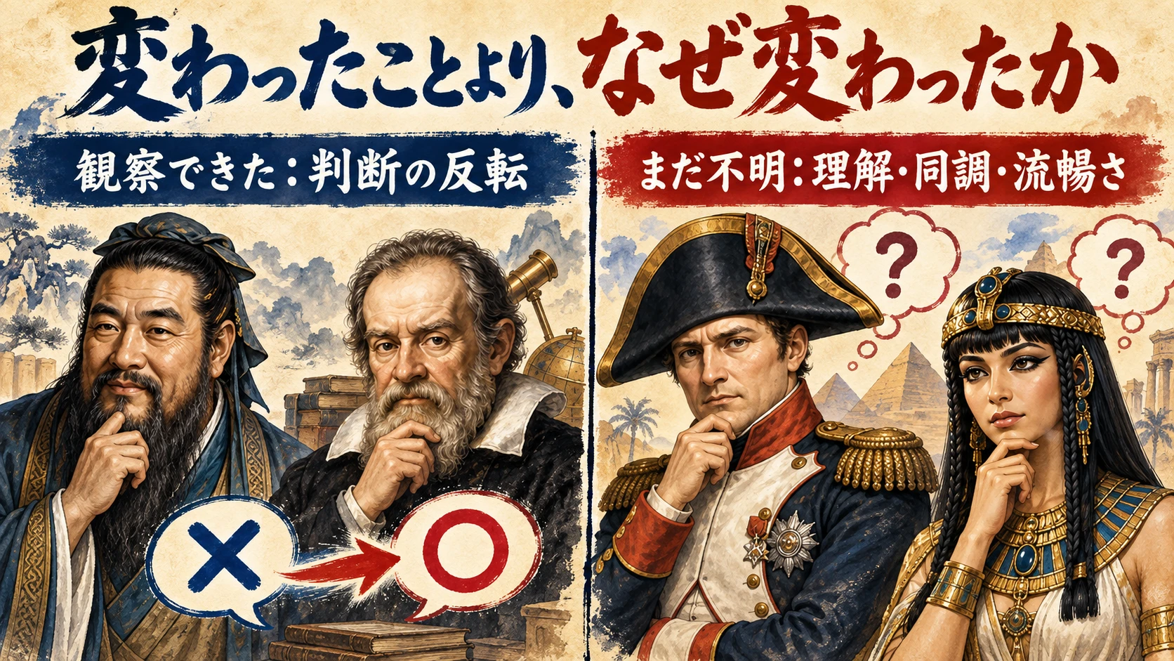 「判断が変わった」からは、まだ分からないことの要点図解
