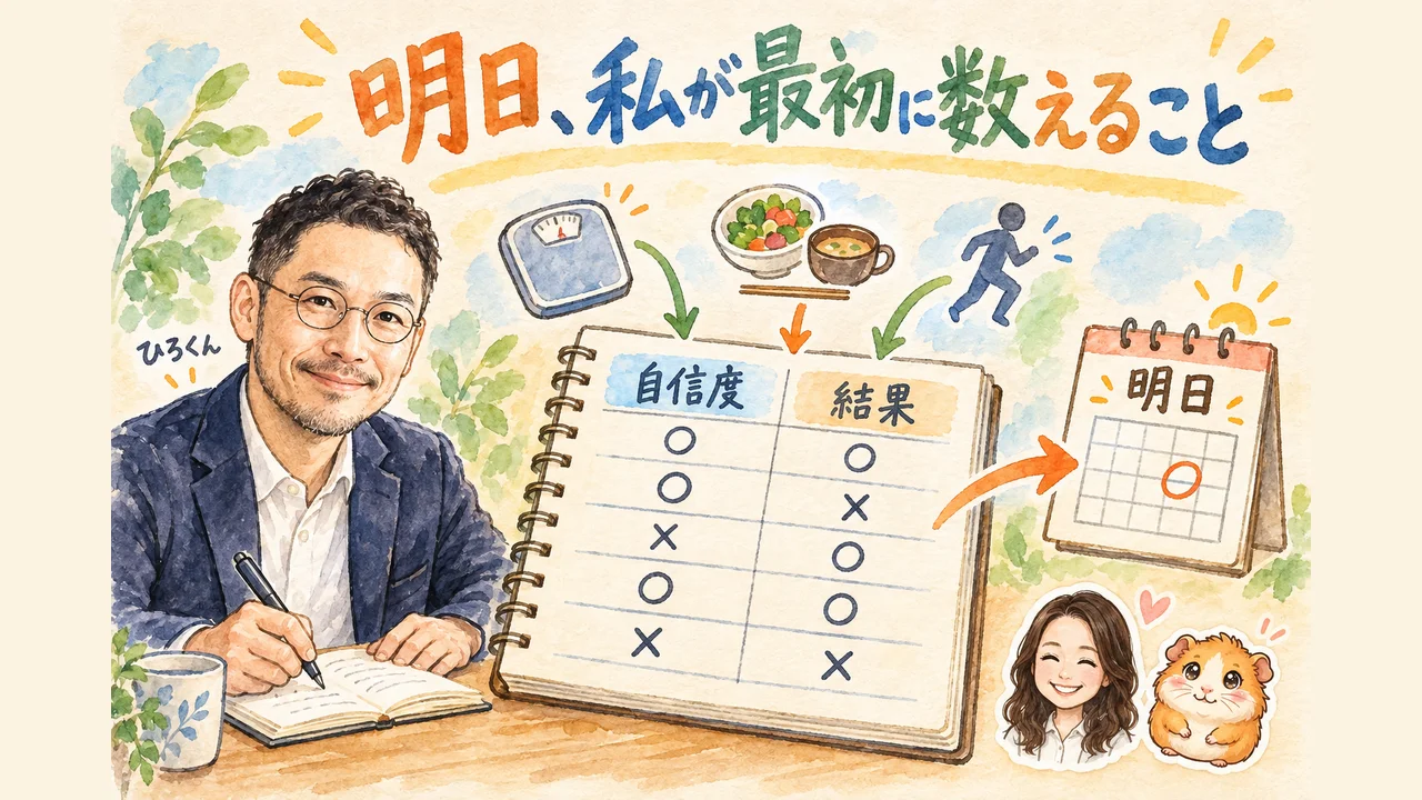 分身AIの「自信度」と、私の答えが噛み合わなかった|分身AI日記 DAY176 明日、私が最初に数えること