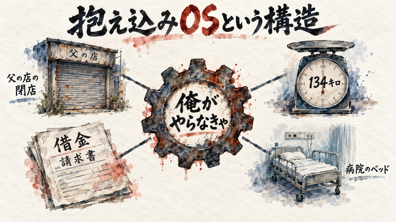 図解: 抱え込みOSという構造