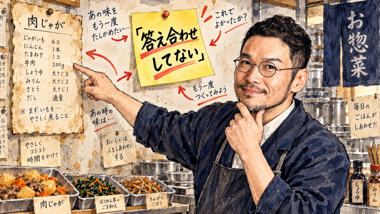 AIが同じミスを繰り返す本当の原因と、防ぐための一手間|分身AI日記 DAY170 答え合わせをしないまま次の手を打った場面の見出し画像