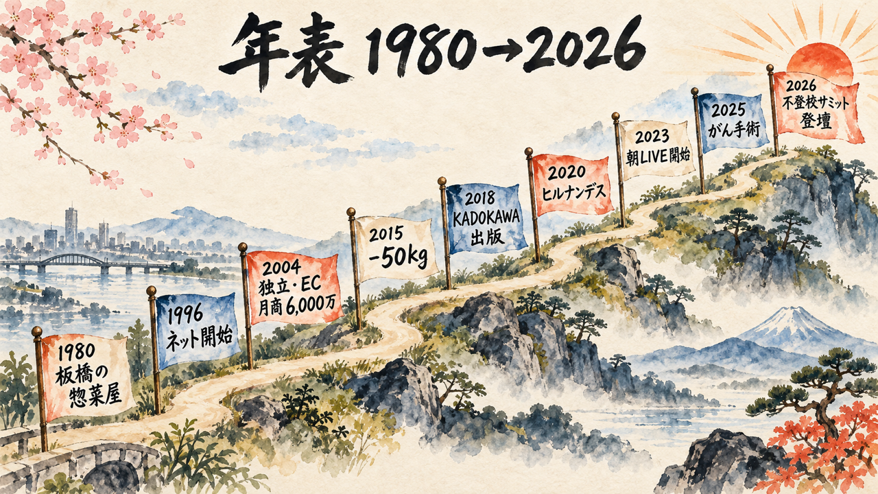 図解: 年表 1980→2026
