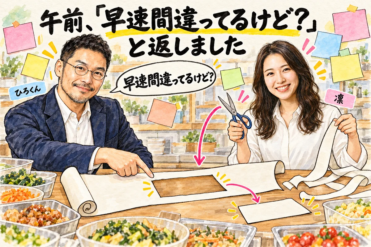 AIに間違いを指摘したら、必須の名乗りまで消えた。「必須だろ」と返した話|分身AI日記 DAY200 午前、「早速間違ってるけど?」と返しました