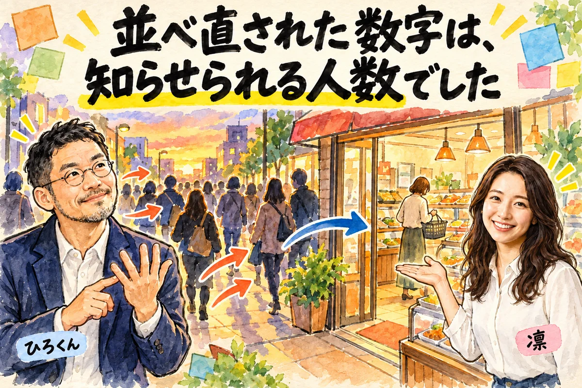 並べ直された数字は、知らせられる人数でした